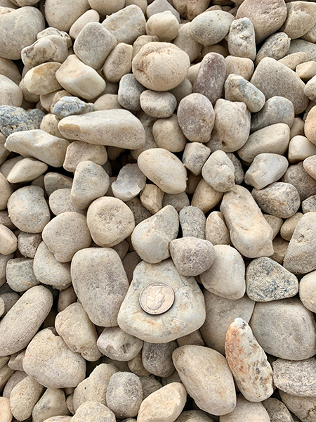 River Rock Solid Stone Center, White River Rock Landscaping