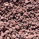 Image of read lava rocks